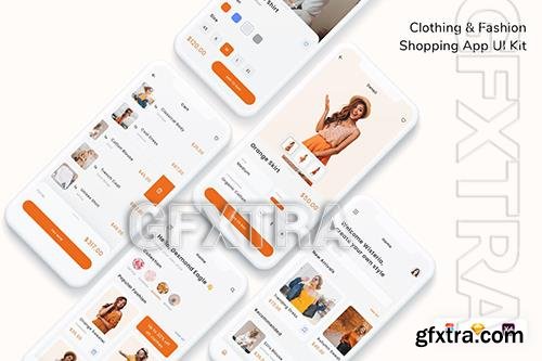 Clothing & Fashion Shopping App UI Kit XAPFK25