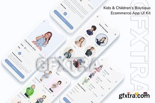 Kids & Children's Boutique Ecommerce App UI Kit A746TCA