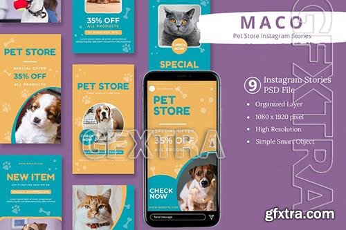 Maco - Pet Store Instagram Stories 