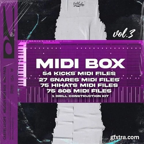 Cartel Loops Midi Box Vol 3 WAV MIDI