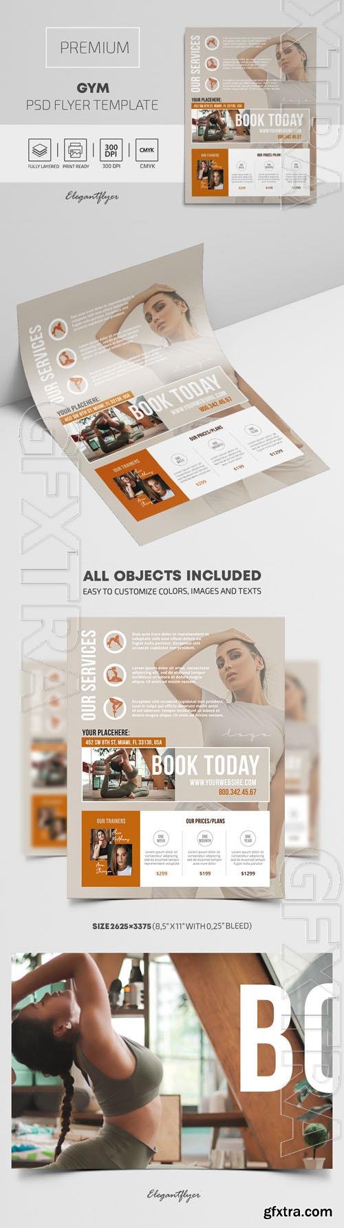 Gym Premium PSD Flyer Template