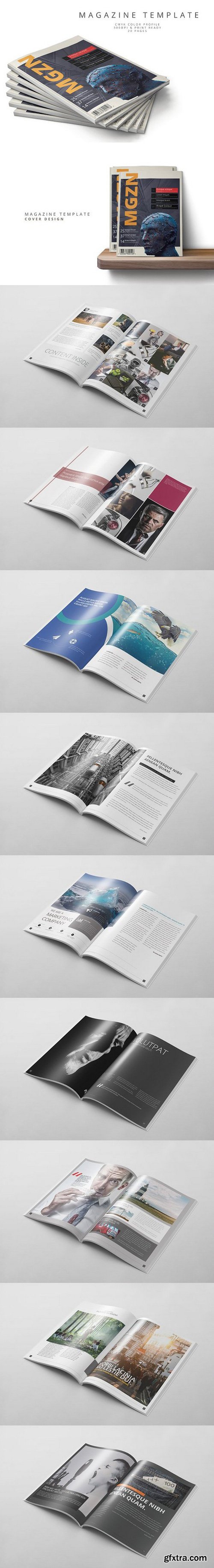 Magazine Template Vol.60