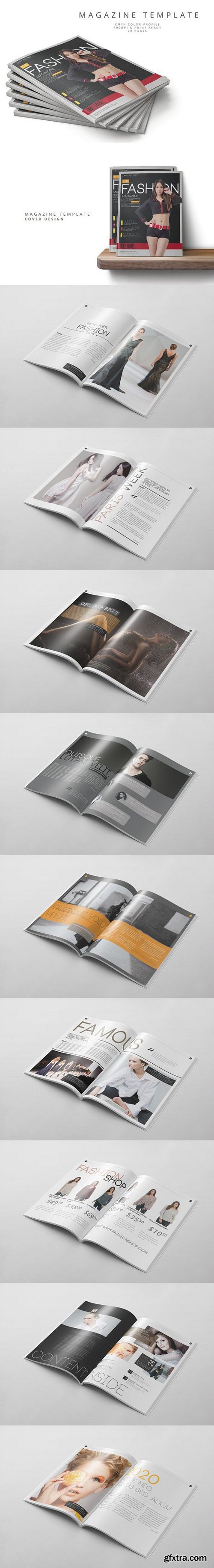 Magazine Template Vol.62