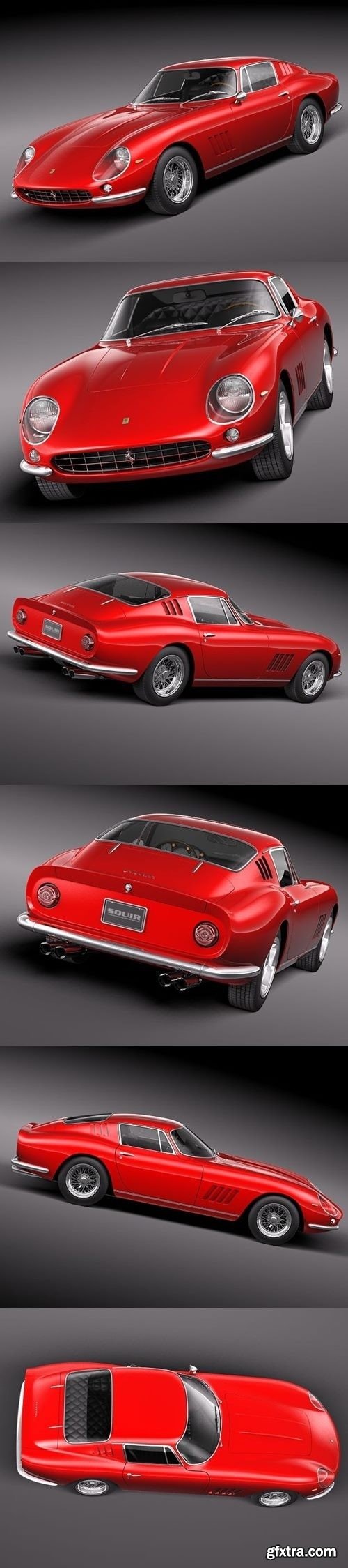 Ferrari 275 GTB 1964-1968 3D Model