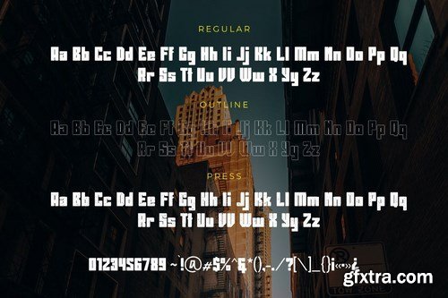 Giant Choke Modern Business Font