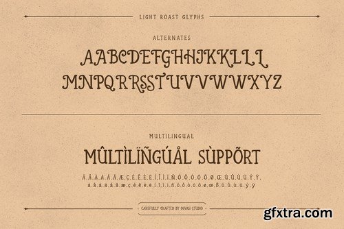 Light Roast - Handdrawn Serif