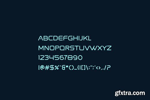 Spaced - Future Display Font