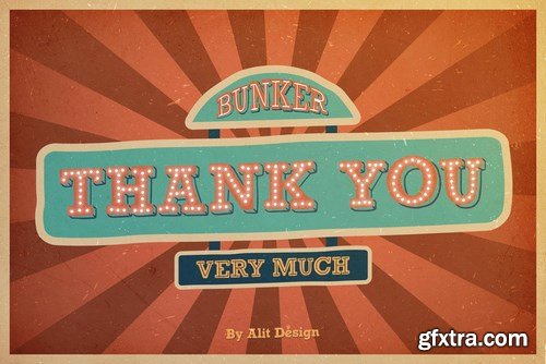 Bunker Typeface