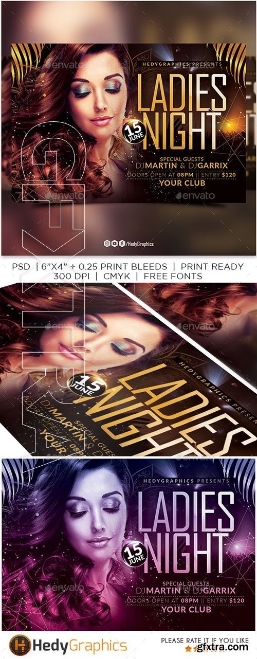 GraphicRiver - Ladies Night Flyer 22791331