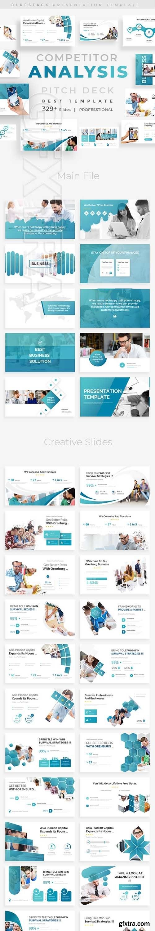 GraphicRiver - Competitor Analysis Pitch Deck Powerpoint Template 22781197