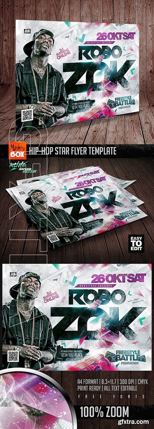 GraphicRiver - Hip-Hop Star Flyer Template 22730584