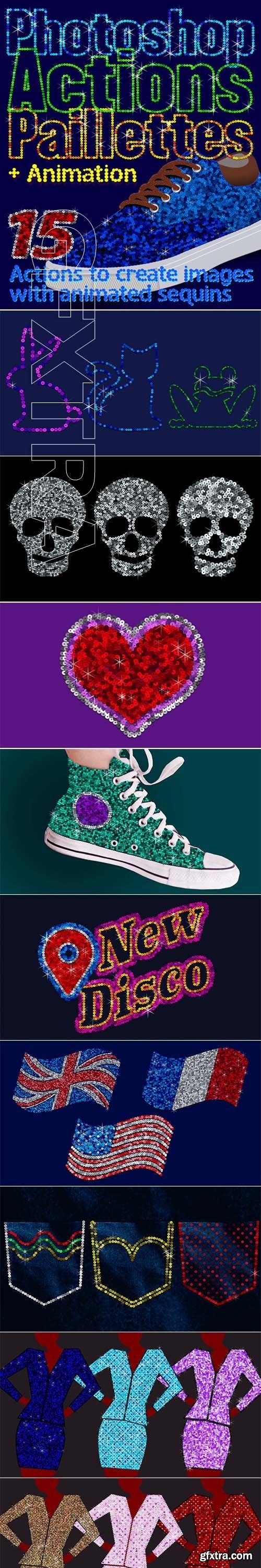 GraphicRiver - Paillettes Sequins Photoshop Actions 22730404