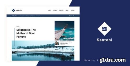 ThemeForest - Santoni v1.0 - Blog and Magazine HTML Template - 33675603