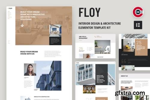 ThemeForest - Floy v1.0.0 - Interior Design & Architecture Elementor template kit - 33743580