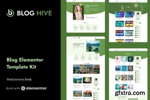 ThemeForest - Blog Hive v1.0.0 - Personal Blog Elementor Template Kit - 33698393