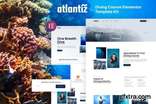 ThemeForest - Atlantiz v1.0.0 - Diving School Elementor Template Kit - 33694639