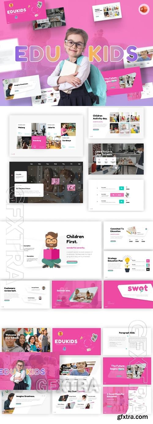 Edukids Education PowerPoint Template 825JQT2