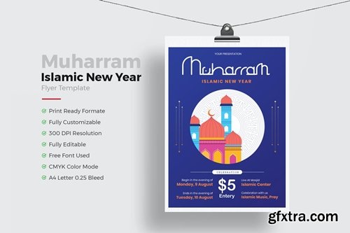 Islamic New Year Flyer Template