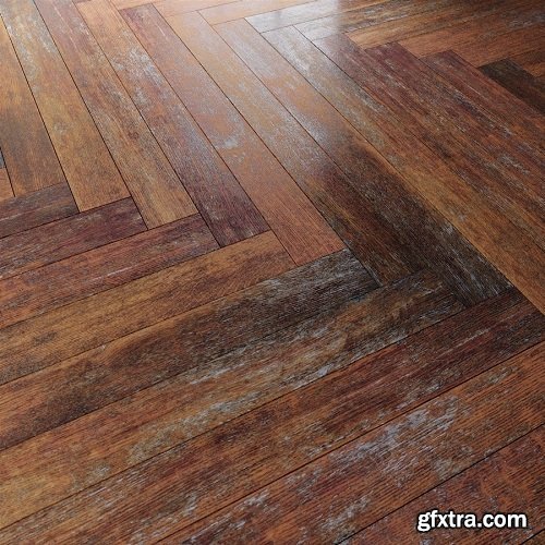 Rustic Wooden Floor, Worn Out