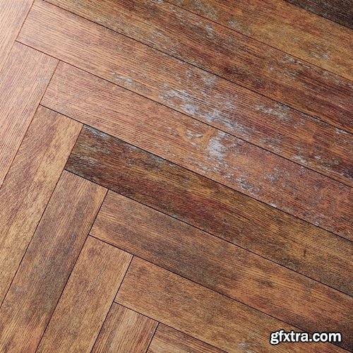 Rustic Wooden Floor, Worn Out