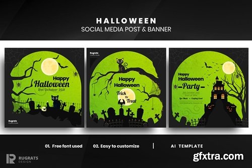 Halloween r1 Social Media