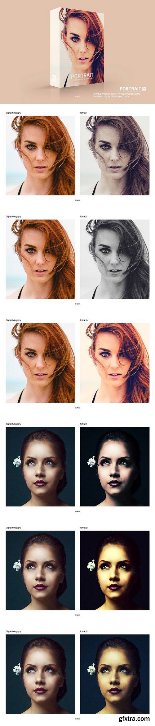 PORTRAIT Photoshop Actions