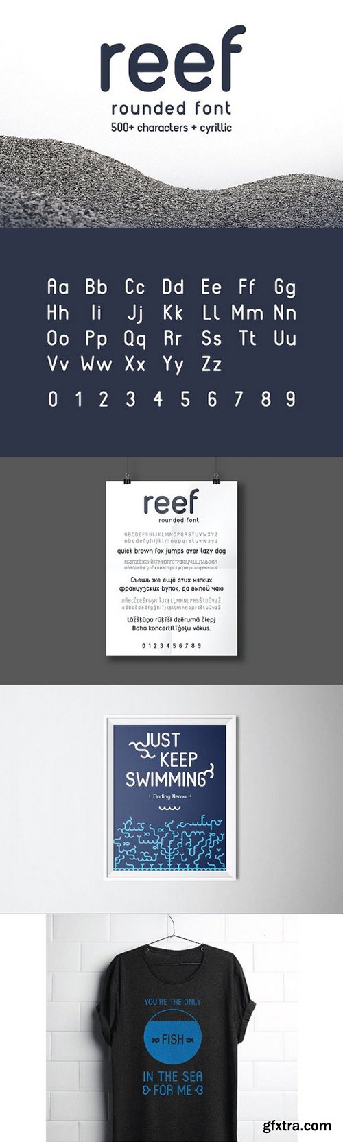 REEF Sans Serif Font