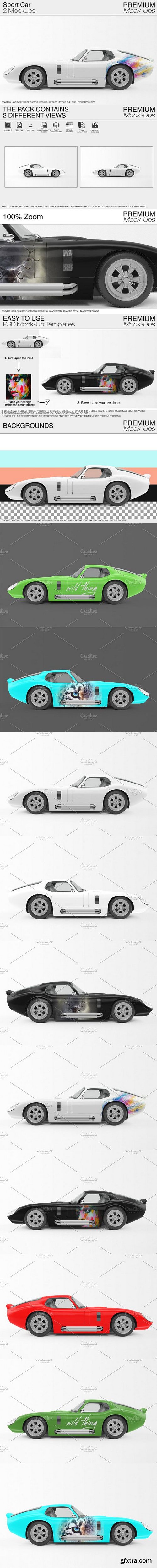 Sport Car Mockup