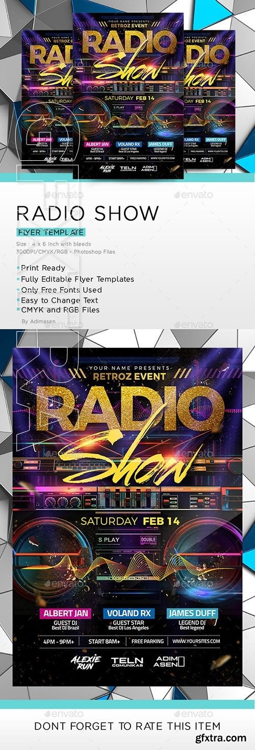 GraphicRiver - Radio Show Flyer 22687187