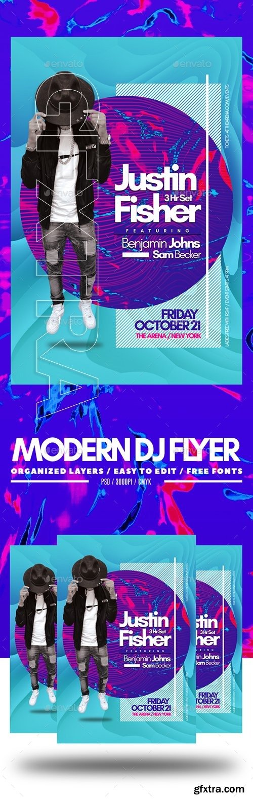 GraphicRiver - Modern DJ Flyer 22664734