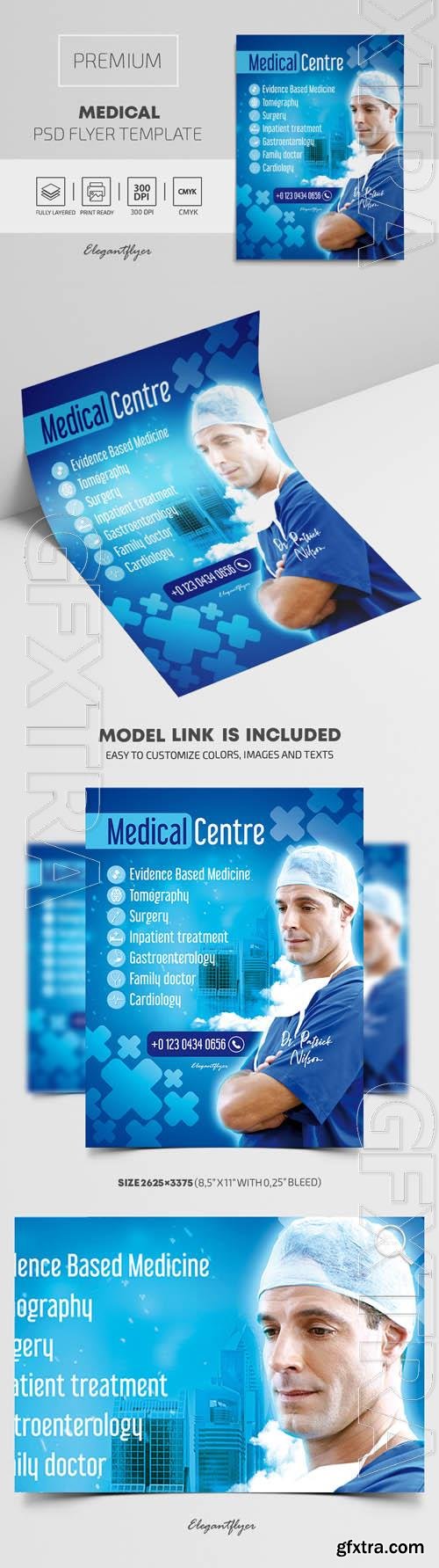 Medical Premium Flyer PSD Template