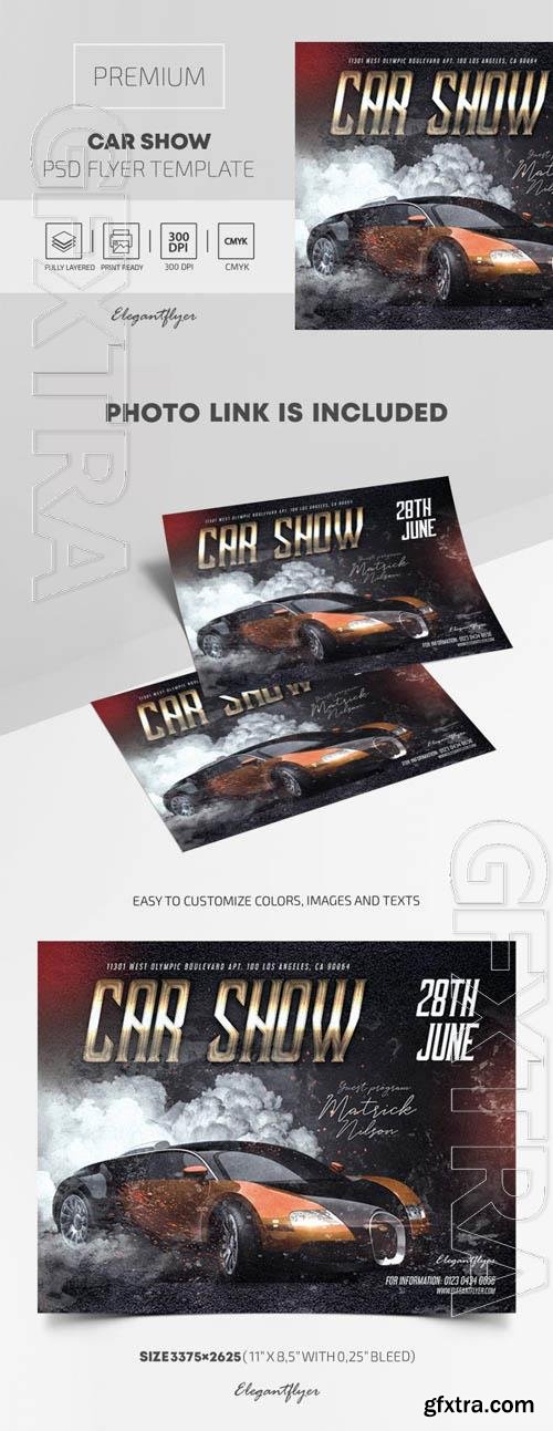 Car Show Premium PSD Flyer Template