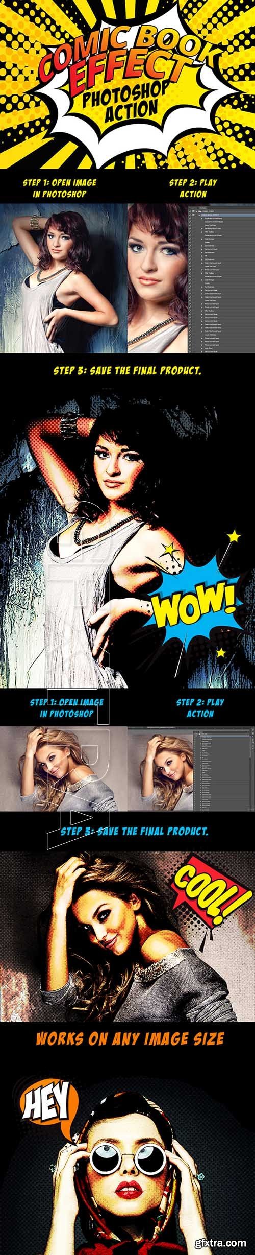 GraphicRiver - Universal Comic Book Effect Photoshop Action 20492119