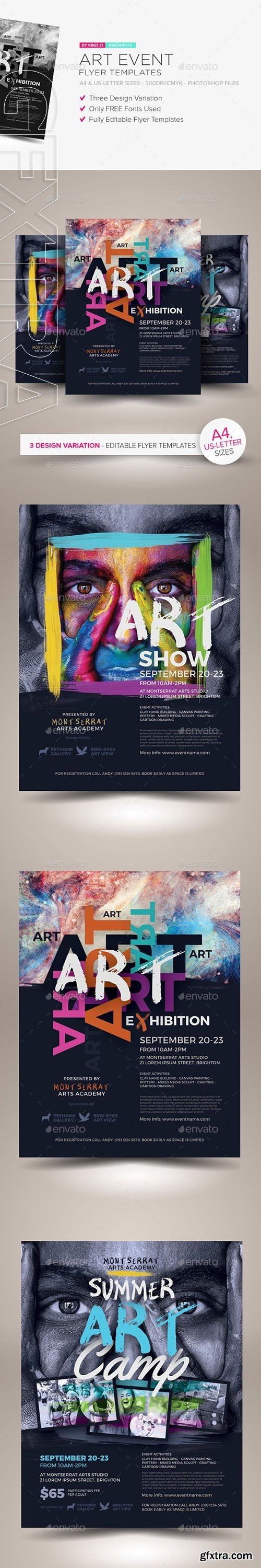 GraphicRiver - Art Event Flyer Templates 22632053