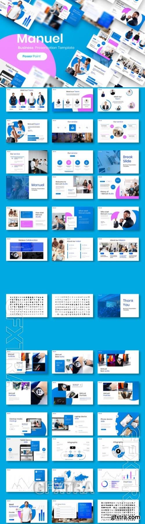 Manuel – Business Powerpoint, Keynote and Google Slides Template