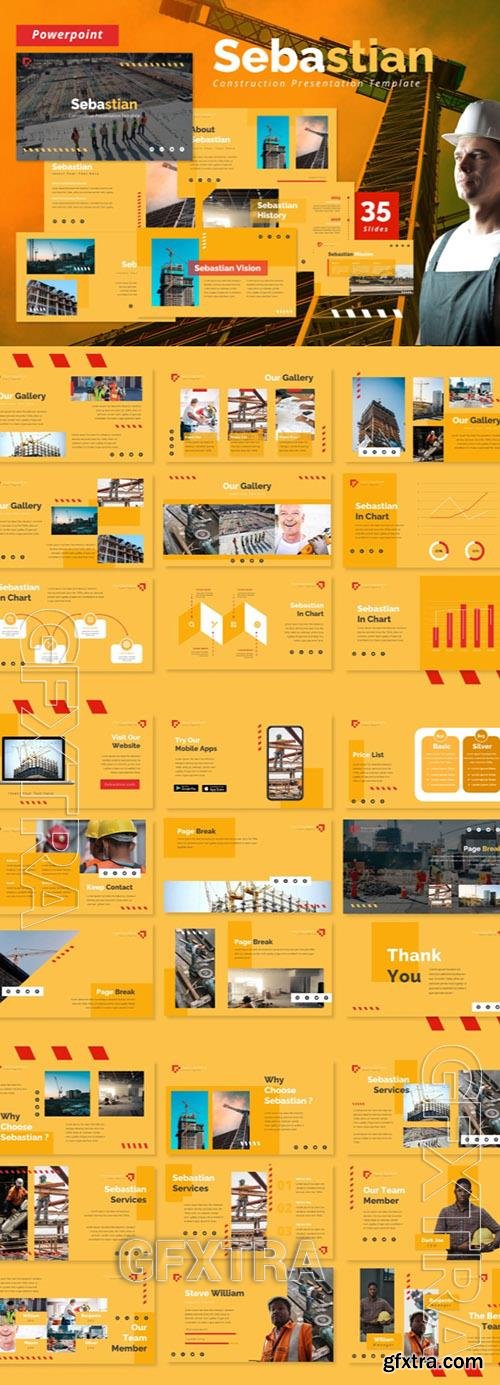 Construction Powerpoint, Keynote and Google Slides Template