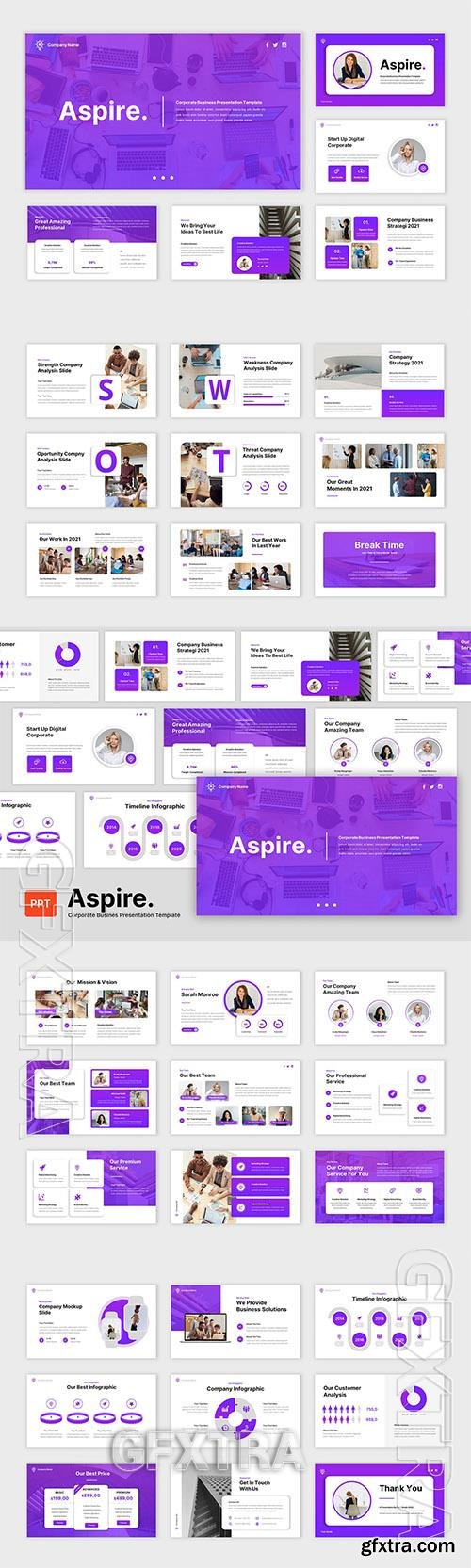 Aspire - Corporate Business Powerpoint, Keynote and Google Slides Template