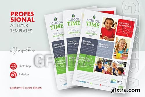 School Time Flyer Templates 5XMAZ5T