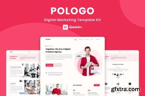 ThemeForest - Pologo v1.0.0 - Digital Marketing Elementor Template Kit - 33678854