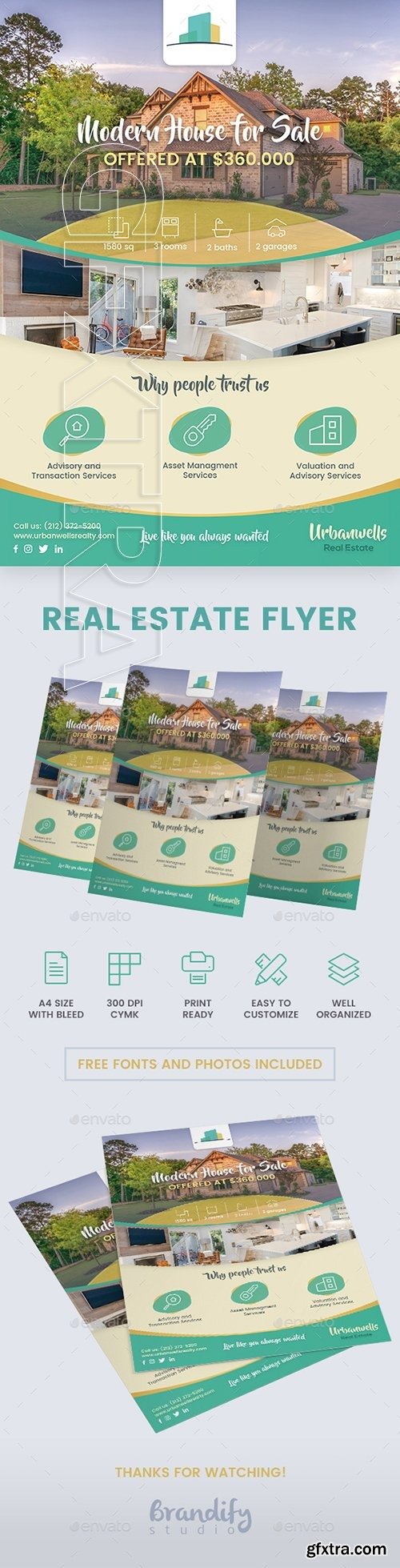 GraphicRiver - Real Estate Flyer 22608859