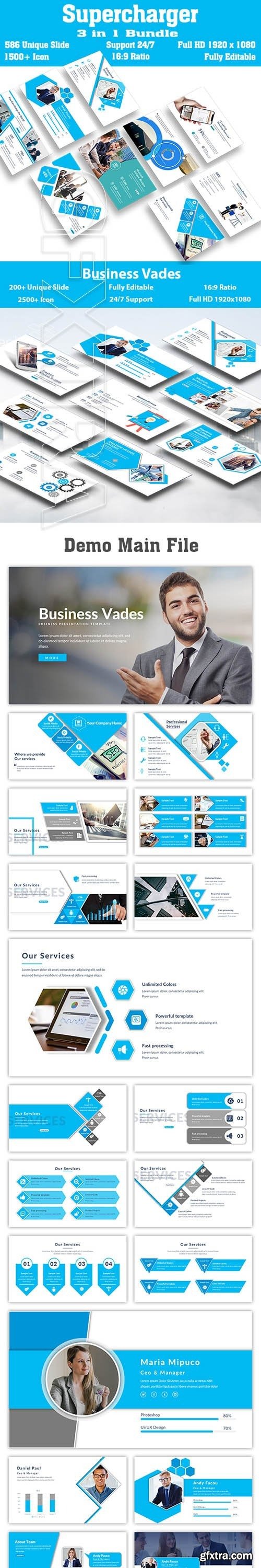 GraphicRiver - Bundle Business Supercharger 3 in 1 PowerPoint Template 22606019