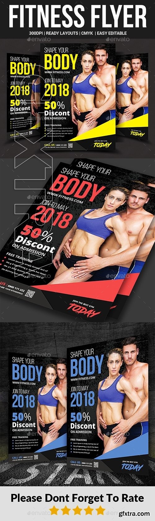 GraphicRiver - Fitness Flyer 22603056