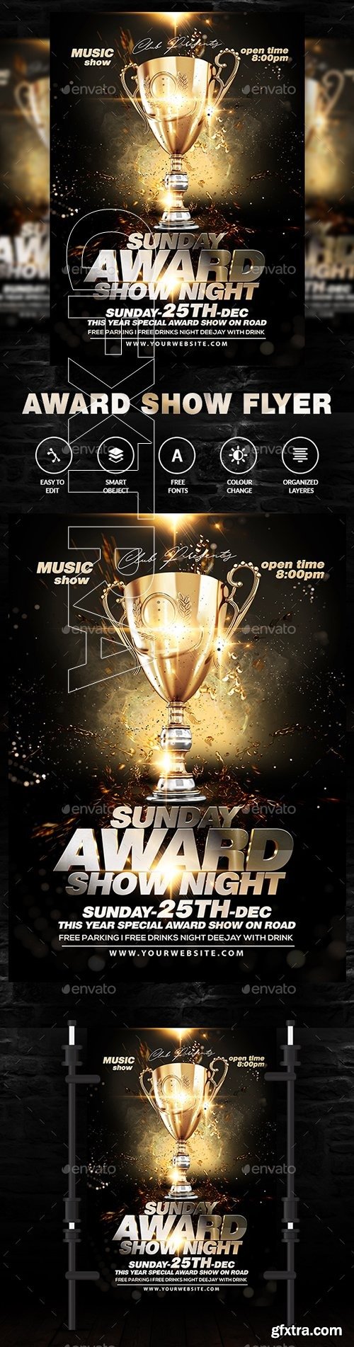 GraphicRiver - Award Show Flyer 22597772