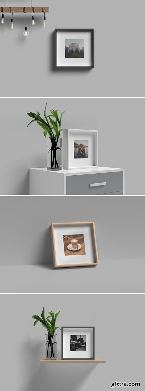 Square Frames Mockups