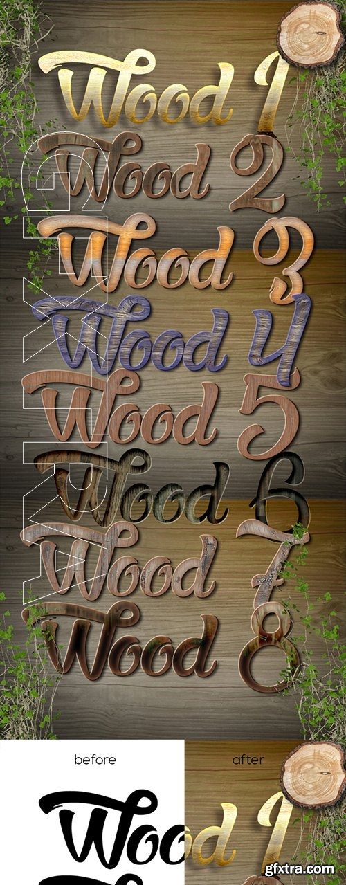 GraphicRiver - New Wood Styles 22497251