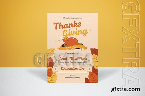 Thanksgiving Dinner Invitation 8GWSMHZ