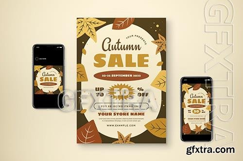 Autumn Sale Flyer Set W4CUQ6F