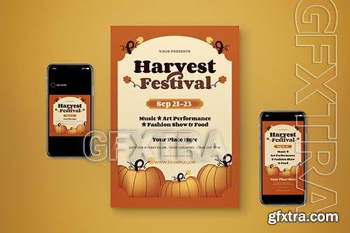 Harvest Fest Flyer Set LNE947X