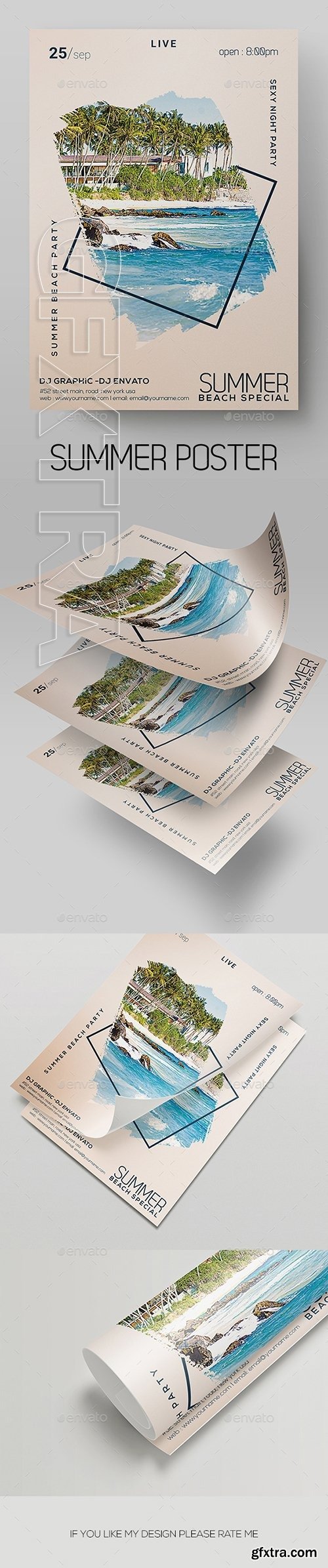 GraphicRiver - Summer Flyer 22359395