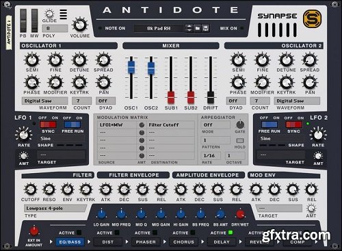 Reason RE Synapse Audio Antidote v1.2.8 PROPER